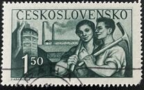 [Le 5e anniversaire de la République socialiste tchécoslovaque (1945-1950), type BJ]