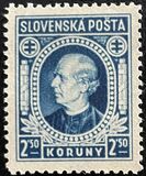 [Andrej Hlinka - Inscription "SLOVENSKÁ POŠTA", タイプ E6]