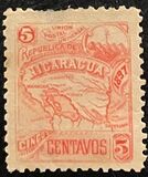 [Map of Nicaragua - Without Watermark, typ M20]