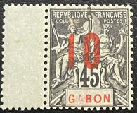 [Issues of 1904-1907 Surcharged - Distance between 0 & 5: 1½mm, Distance between 1 & 0: 2½mm, type L7]