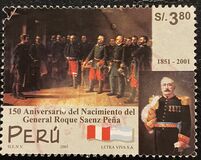 [The 150th Anniversary of the Birth of Roque Saenz Pena, Argentinean General, 1851-1914, 유형 AVL]