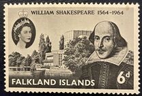 [The 400th Anniversary of the Birth of William Shakespeare, 1564-1616, tip CE]