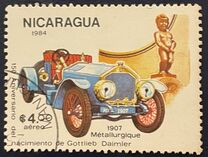 [Airmail - The 150th Anniversary of the Birth of Gottlieb Daimler, 1834-1900 - Vintage Cars, type BMI]