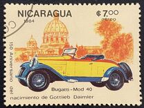 [Airmail - The 150th Anniversary of the Birth of Gottlieb Daimler, 1834-1900 - Vintage Cars, type BMJ]