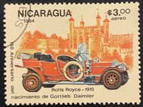 [Airmail - The 150th Anniversary of the Birth of Gottlieb Daimler, 1834-1900 - Vintage Cars, type BMH]