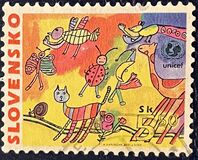 [Children Postage Stamp - UNICEF, type KB]
