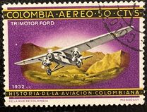 [Airmail - "History of Colombian Aviation", тип AES]