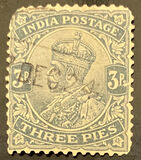 [King George V, 1865-1936 - Inscription "INDIA POSTAGE", tegund XAV]