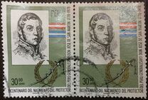 [Airmail - The 100th Anniversary of the Birth of General Jose de San Martin, 1778-1850, typ AAB]