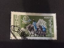 [The 40th Anniversary of Mongolian Postal Service, típus GC]