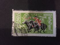 [Airmail - The 40th Anniversary of Mongolian Postal Service, тип GF]