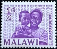 [Local Motives - Previous Issues of 1964 of Nyasaland but Overprinted "MALAWI", type A]