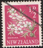 [Motivi locali - Fiori - Filigrana: NZ e stella multiple - Tipografia: De La Rue & Co. Ltd., Scrivi GR]