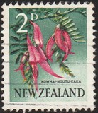 [Motivi locali - Fiori - Filigrana: NZ e stella multiple - Tipografia: De La Rue & Co. Ltd., Scrivi GT]