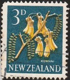 [Motivi locali - Fiori - Filigrana: NZ e stella multiple - Tipografia: De La Rue & Co. Ltd., Scrivi GV]