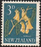 [Motivi locali - Fiori - Filigrana: NZ e stella multiple - Tipografia: De La Rue & Co. Ltd., Scrivi GV]