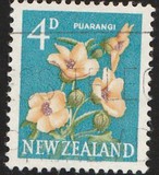 [Motivi locali - Fiori - Filigrana: NZ e stella multiple - Tipografia: De La Rue & Co. Ltd., Scrivi GW]