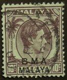 [Straits Settlements Postage Stamps Overprinted "B M A MALAYA" in Black or Red Colour, տեսակ A6]