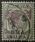 [Straits Settlements Postage Stamps Overprinted "B M A MALAYA" in Black or Red Colour, տեսակ A6]