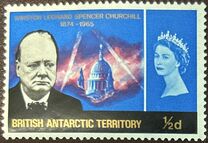[The 1st Anniversary of the Death of Winston Churchill, 1874-1965, type R]