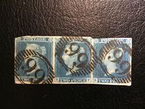 [Queen Victoria, 1819-1901 - White Line Below "POSTAGE" & Above "TWO PENCE", type B]