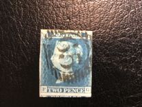 [Queen Victoria, 1819-1901 - White Line Below "POSTAGE" & Above "TWO PENCE", type B]
