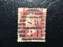 [Queen Victoria - Colored Control Letters in Corners, प्रकार I]