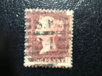 [Queen Victoria - Colored Control Letters in Corners, प्रकार I]