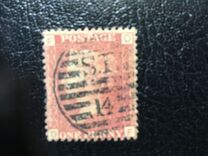 [Queen Victoria - Colored Control Letters in Corners, प्रकार I]