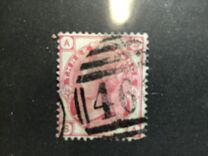 [Queen Victoria - Colored Control Numbers in Corners, प्रकार W]