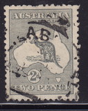[Definitive Issues - Kangaroo and Map, type A2]