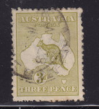 [Definitive Issues - Kangaroo and Map, type A4]