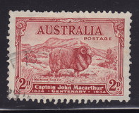 [The 100th Anniversary of the Death of Captain John Macarthur, tegund R]