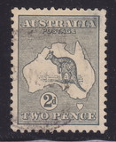 [Definitive Issues - Kangaroo and Map - Different Watermark, Scrivi A22]