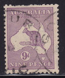 [Definitive Issues - Kangaroo and Map - Different Watermark, Scrivi A27]