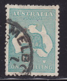 [Definitive Issues - Kangaroo and Map - Different Watermark, Scrivi A28]
