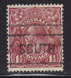 [King George V - Different Watermark, प्रकार B33]