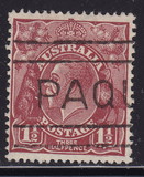 [King George V - Different Watermark, प्रकार B33]