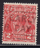 [King George V - Different Watermark, प्रकार B35]