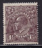 [King George V - Different Watermark, type B17]