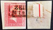 [King Friedrich Wilhelm IV. Smooth Background, Typhographed, प्रकार B]