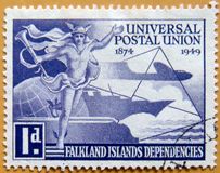 [The 75th Anniversary of the Universal Postal Union, type D]