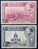 [Views with Medallion Portrait of Haile Selassie Inset, type IB]