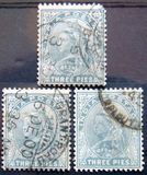 [Regina Vittoria - Filigrana: Stella singola - Stampatore:  De la Rue & C. Srl, Londra, Scrivi AE1]