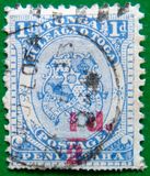 [Issue of 1892 in New Colours & Surcharged, type F]