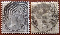 [Queen Victoria, 1819-1901 - Yellowish to White Paper, type E6]
