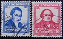 [The 100th Anniversary of the Death of Jose Joaquin Prieto, President, 1786-1854, نوع IU]