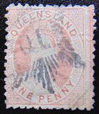 [Queen Victoria - Thick Yellowish Paper, type A17]