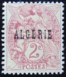 [French Postage Stamps Overprinted in Black, type B]