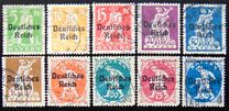 [Postage Stamps from Bayern Overprinted "Deutsches Reich", type AD]